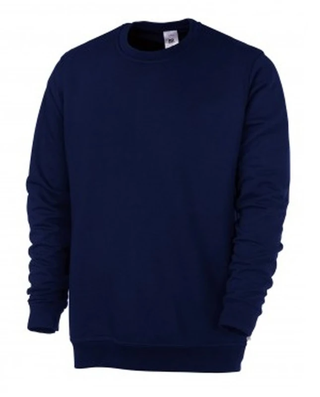 BP 1623-193-110-2XL, Unisex sweatshirt, Long sleeve, round neck, knitted cuffs and hem 320,00 g/m², Reinforced cotton night blue, 2XL