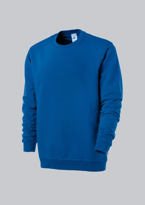BP 1623-193-13-3XL, Unisex sweatshirt, Long sleeve, round neck, knitted cuffs and hem 320,00 g/m², Reinforced cotton royal blue, 3XL