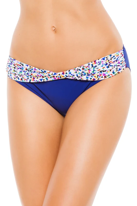 Profile by Gottex Women's Beach Glass Banded Hipster Bikini Bottom Multi 10