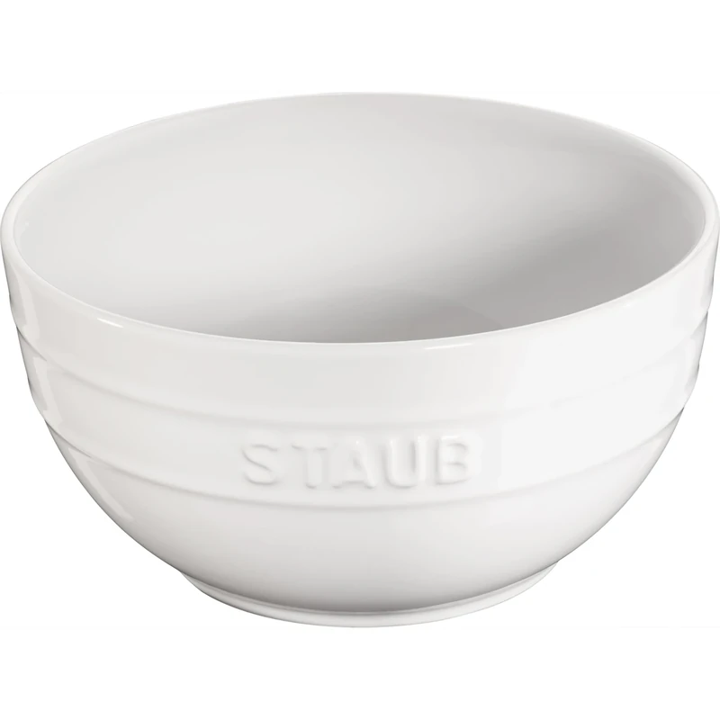 STAUB Ceramic 6.5-inch Large Universal Bowl - White