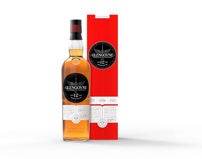 Glengoyne 12 Year Old | Highland Single Malt Scotch Whisky | 70cl 43% ABV | Award-Winning Whisky Distilled Slowly in the Scottish Highlands for Fruity Flavour | Ideal for Gifting