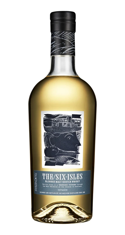 The Six Isles Voyager Blended Scotch Whisky with Gift Box 70cl | 46% ABV | Blend of Exceptional Single Malts from Islay, Skye, Orkney, Mull, Arran and Jura