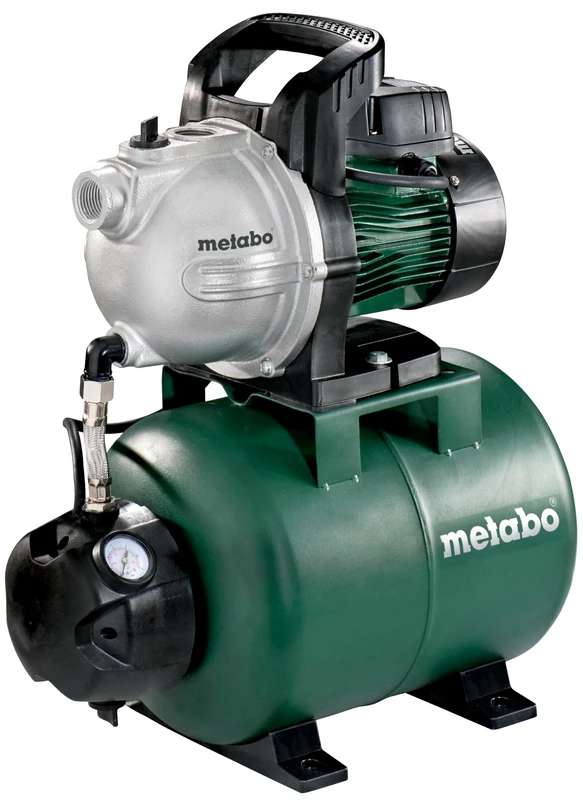 Metabo Domestic waterworks HWW 4000/25 G (600971000) Box, Nominal input: 1100 W, Maximum flow rate: 4000 l/h, Maximum delivery height: 46 m