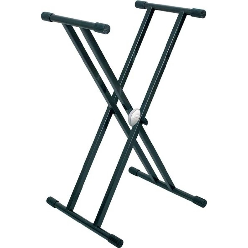PROEL Stage Easy Lock Adjustment System Professional Single Level Keyboard Stand, Double Frame Design - Image 1