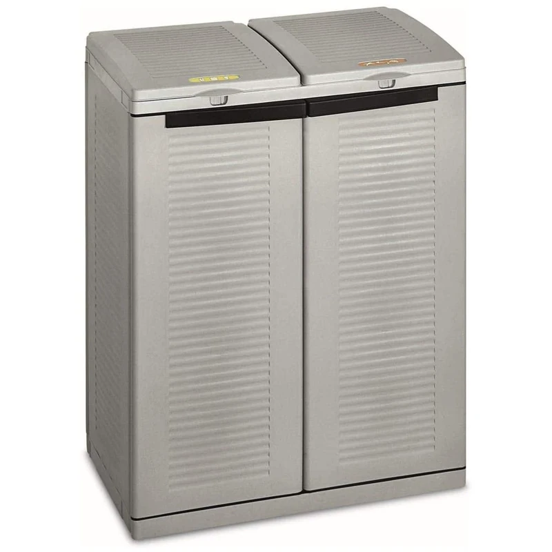 Terry, Ecocab 2, Cabinet for Selective Waste Collection, 2 Compartments - 68x39x88.7 cm