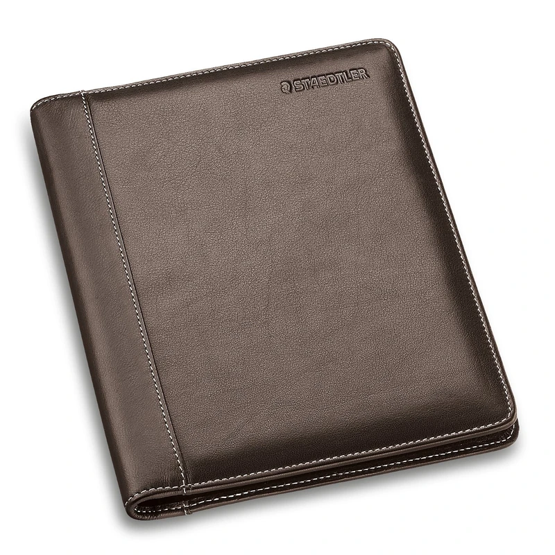 STAEDTLER Premium A5 Leather Writing Case - Brown, 9PLE5F1-7 24.8 x 19.7 x 2.8cm