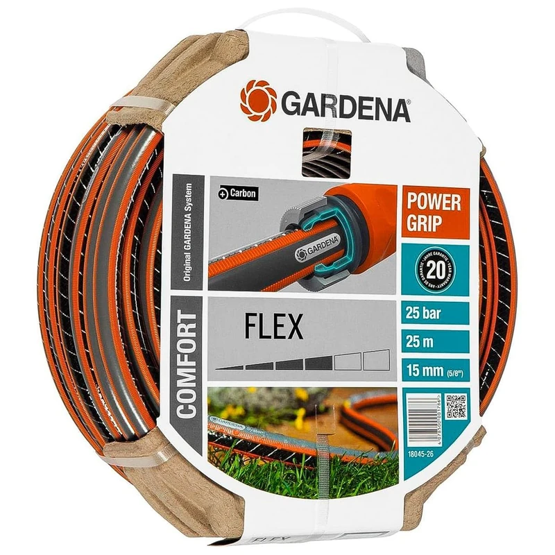 Gardena Garden Hose, 18045, 15mm Diameter, 25m, Pvc, Standard Color