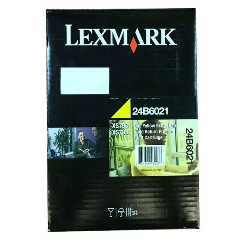 Lexmark 24B6021 Laser Toner Cartridge 18000 Pages Yellow – Toner for Laser Printers, 18000 Pages, Yellow, 1 Piece(s)