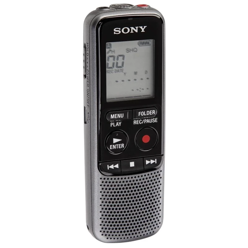 Sony ICD-PX240 MP3 Mono Digital Voice Recorder with 4 GB Internal Memory and Long Battery Life, Black
