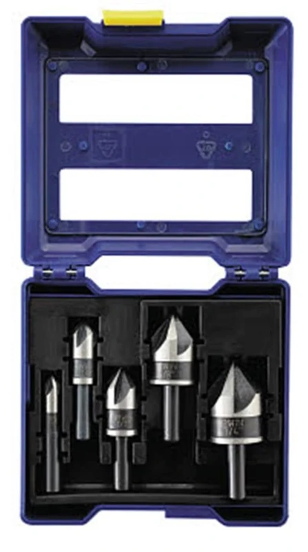 IRWIN Metal Countersink Drill Bit Set, 5 Piece, 1877793
