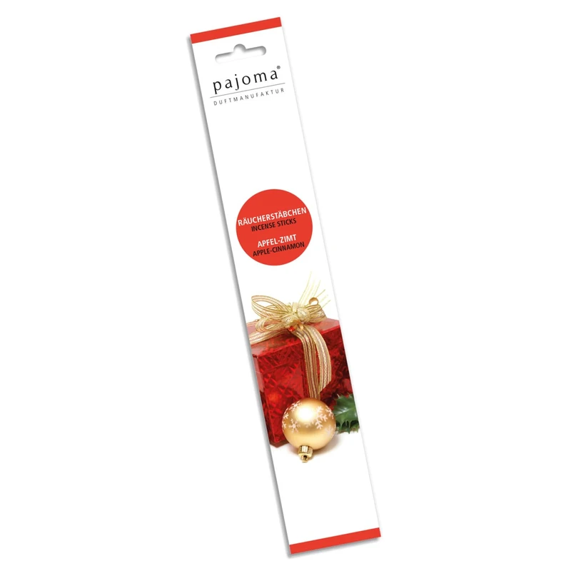 pajoma Incense Sticks Apple Cinnamon Pack of 10 | Incense Sticks 28 cm - in Decorative Packaging - Image 1
