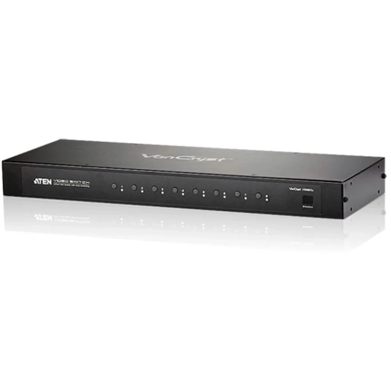 Aten 8 Port VGA switch with auto switching VS0801A ATEN (up to 2048 x 1536 @ 60Hz, up to 30 m, max 300Mhz) Display the video output of up to eight computers on a single VGA display