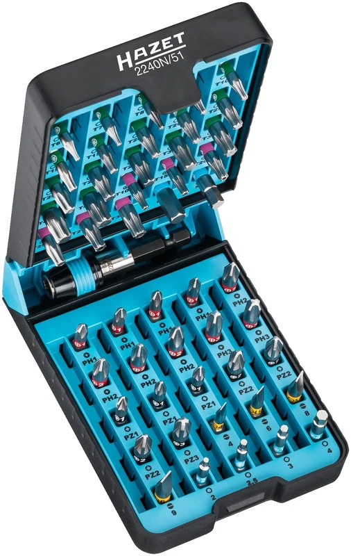 HAZET 2240N/51 "BitE"-Box - Screwdriver Bit Set - Multi-Colour