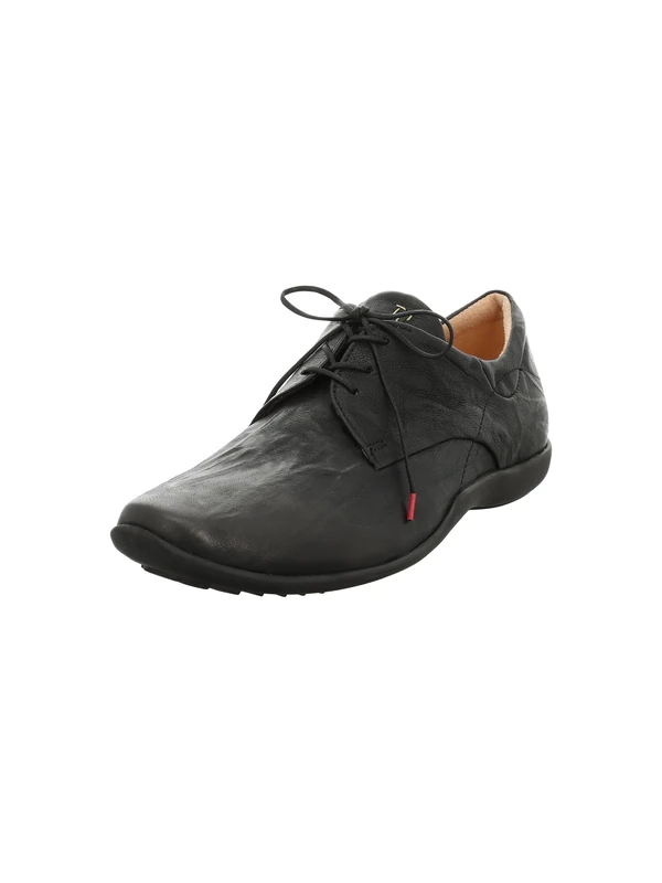 Think! Herren Stone chromfrei gegerbte nachhaltige Halbschuhe, Schwarz 0000