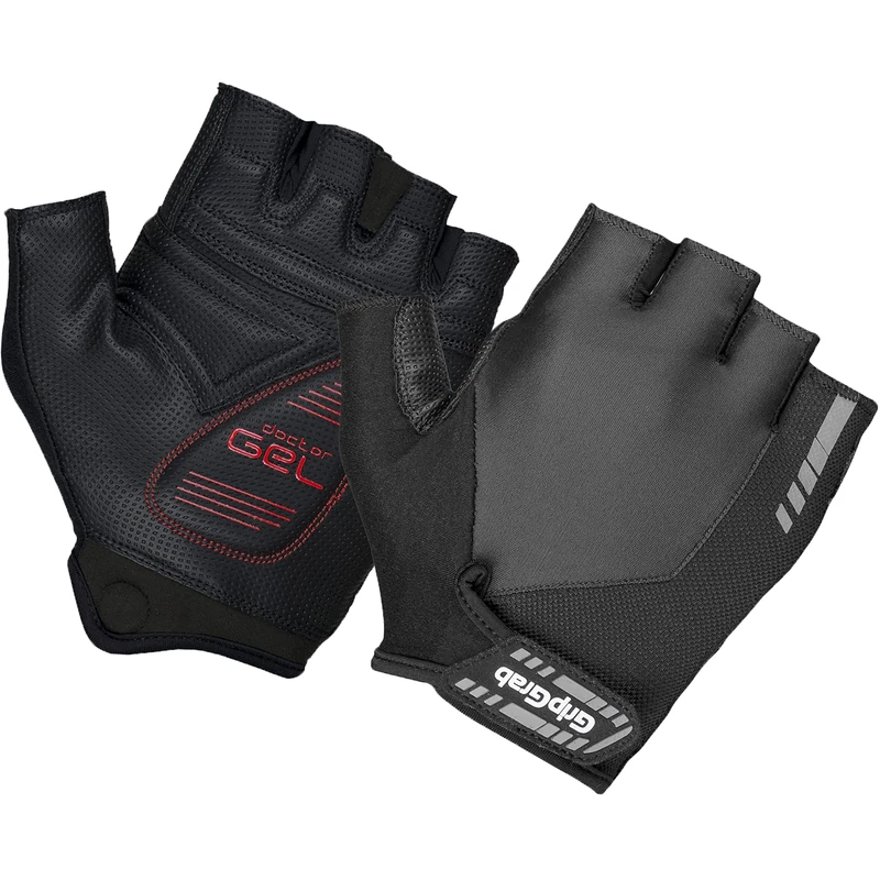 GripGrab ProGel Padded Short Finger Summer Cycling Gloves 4mm DoctorGel - Image 1