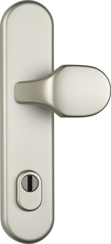 ABUS HLZS814 F2 EK 374050 Protective Fitting with Round Cylinder Protection Nickel Silver