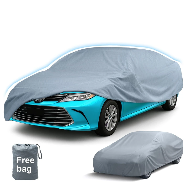 Leader Accessories Basic Guard Sedan Car Cover Breathable Indoor Use and Limited Outdoor Use Up to 200"