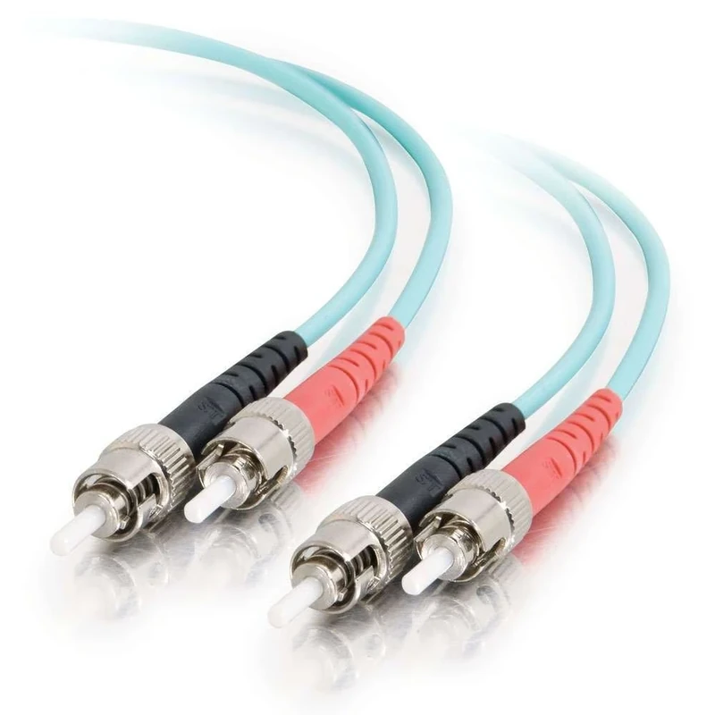 C2G 30m Fibre/Fiber Optic Cable for 10Gb Base-SR and 10GBase-LRM ST/ST Duplex Multimode 50/125 LSZH 10Gb Fibre