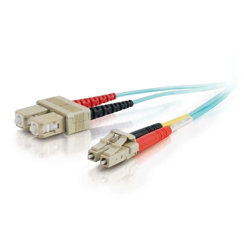 C2G 30m Fibre/Fiber Optic Cable for 10Gb Base-SR and 10GBase-LRM LC/SC Duplex Multimode 50/125 10Gb LSZH Fibre
