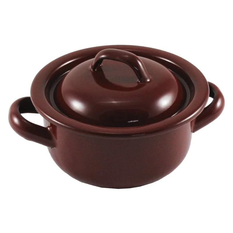 Wurko 190112 – Pan, 12 cm, Enamel Brown 34 cm