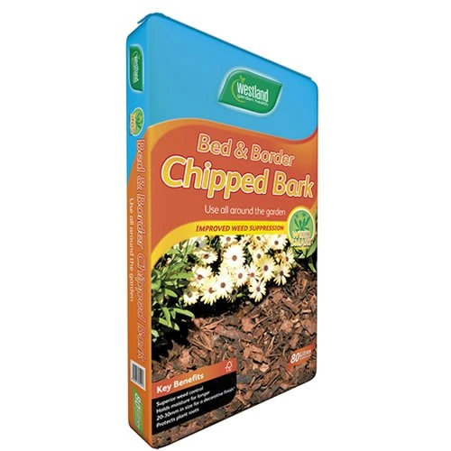 Westland 70L Bed & Border Chipped Bark - Weed Suppression Mulch