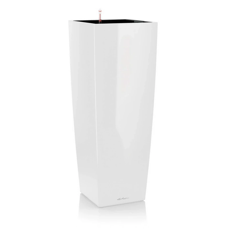 LECHUZA CUBICO Alto Premium 40 white high gloss 18230