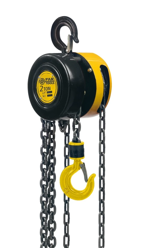 Fartools CH 2T Chain Winch Max Weight 2000 kg Black