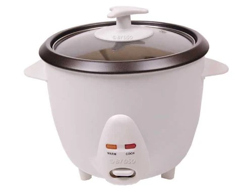 Elpine 2.5 Litre Automatic Gleaming White Non-Stick Rice Cooker 900w 31203C - Image 1