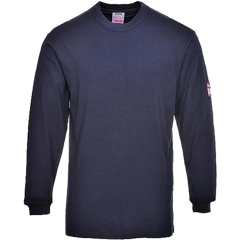 Portwest FR11 Modaflame Knit FR Long Sleeve T-Shirt 40+ UPF Rated Fabric FR