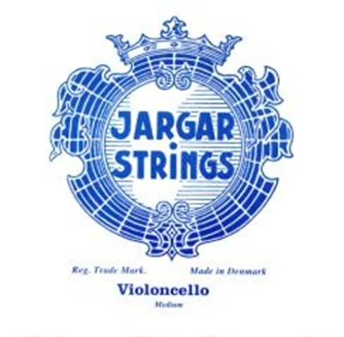CUERDA VIOLONCELLO – Jargar (Superior) (Cromo) 2ª Cello Medium 4/4 (Re) D (Una Unidad)