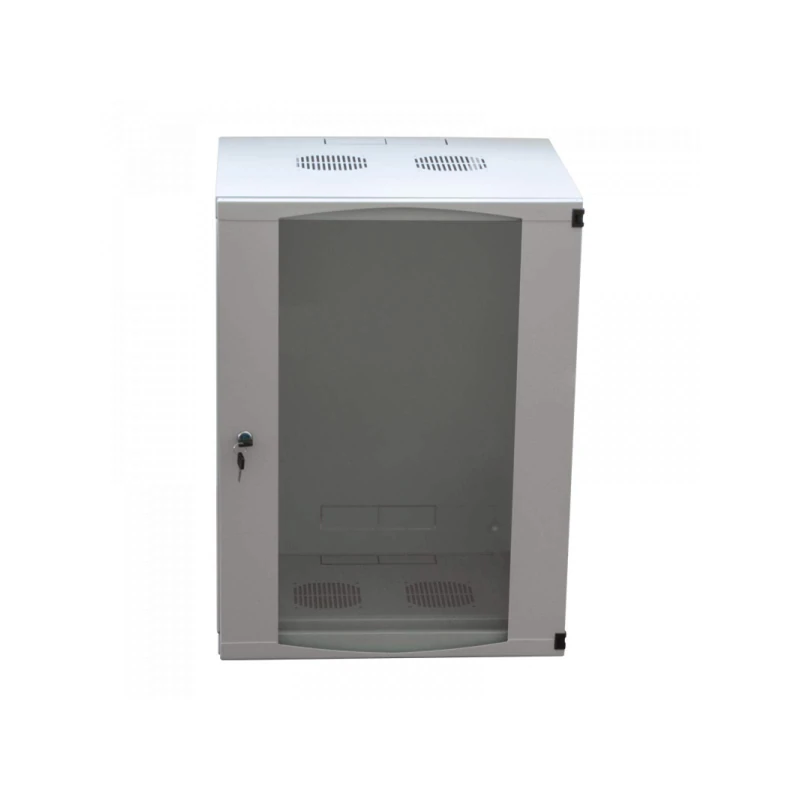 Logilink Professional W12F64G One-Piece Wall Enclosure, 19" Grey