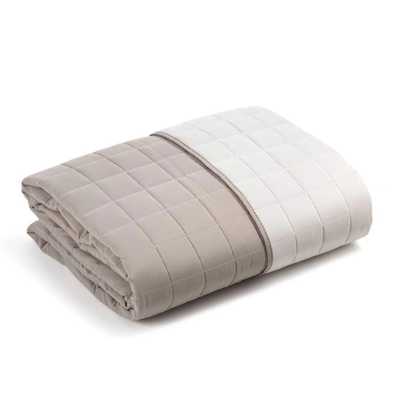 Caleffi - Bedspread-quilted Modern 100% Polyester Plain Single Hazelnut