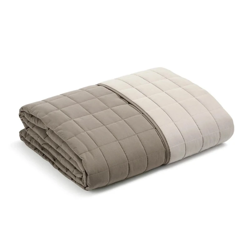 Caleffi Quilted Bedspread, Hazelnut, Double - Image 1