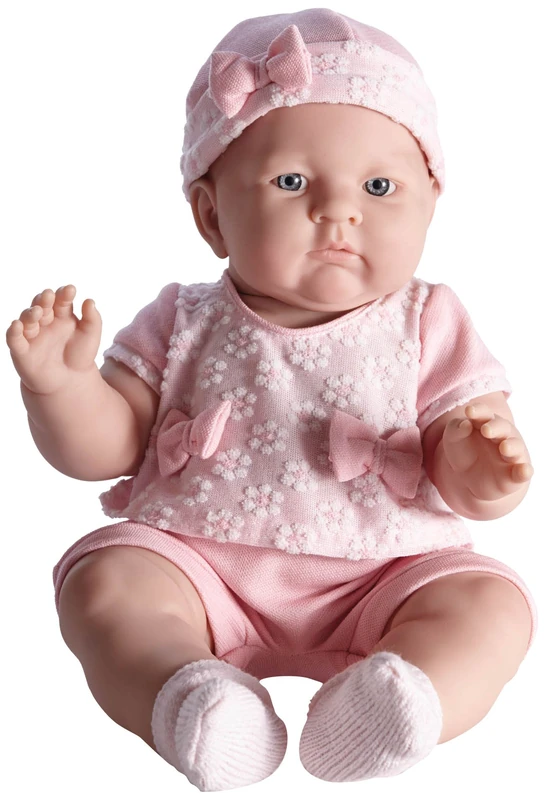 JC Toys Lily 18" Baby Doll in Light Pink