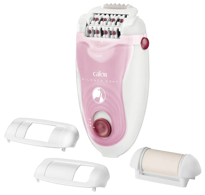 Heat Silence Soft Epilator (Built-in) Pink, White - Image 1
