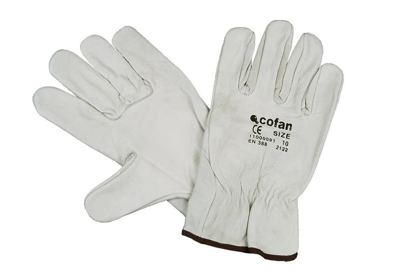 CoFan 11000091 – 10 Leather Cowhide Gloves (T-10) Grey