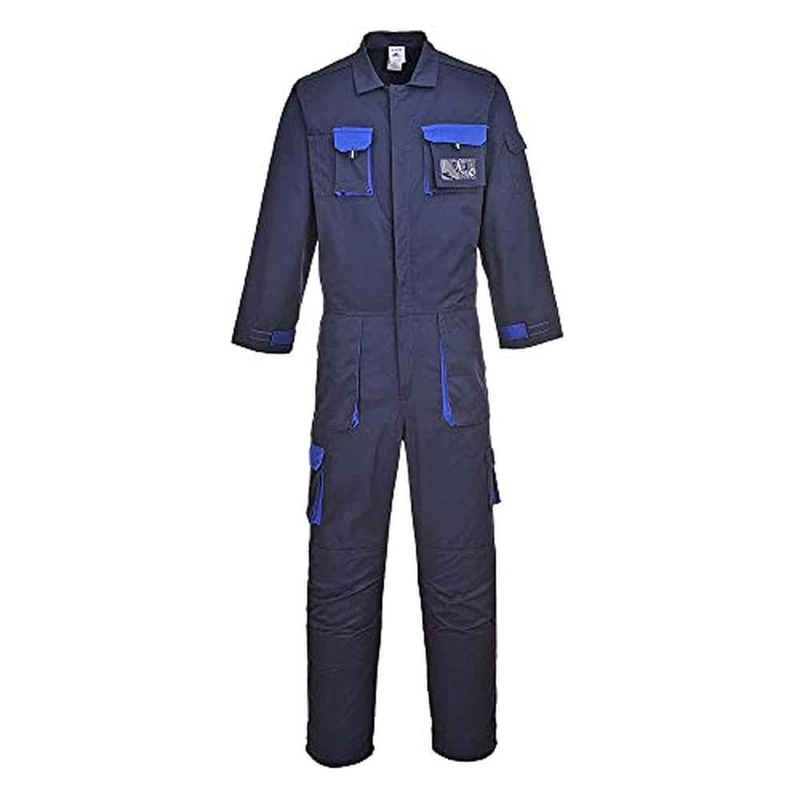 Portwest Portwest Texo Contrast Coverall, Size: M, Colour: Navy, TX15NARM - Image 1