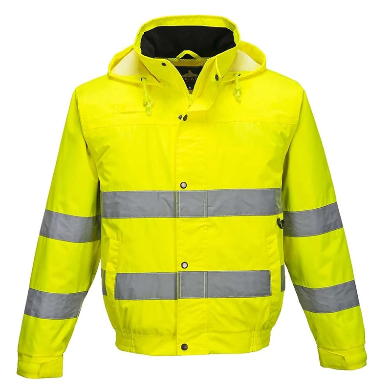 Portwest Hi-Vis Lite Bomber Jacket, Size: S, Colour: Yellow, S161YERS