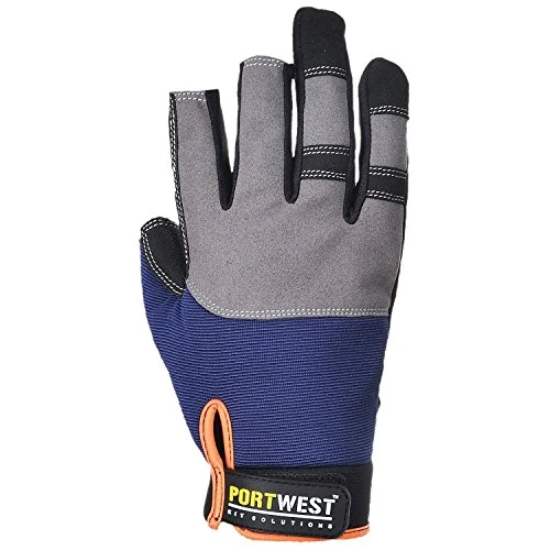 Portwest A740NARL Power tool Pro-High Performance Glove, Regular, Size: Large, Navy
