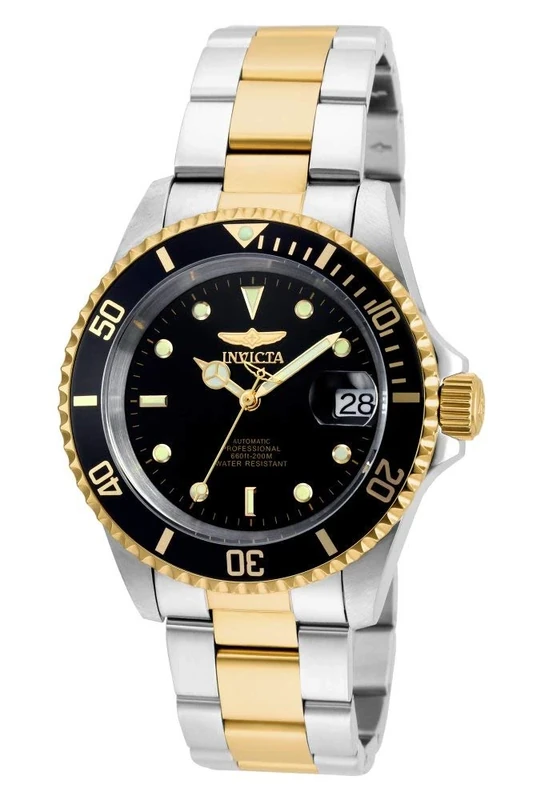 Invicta Pro Diver 8927OB Men's Watch - Waterproof - Analogue - Automatic Movement - stainless steel with black dial - 40mm