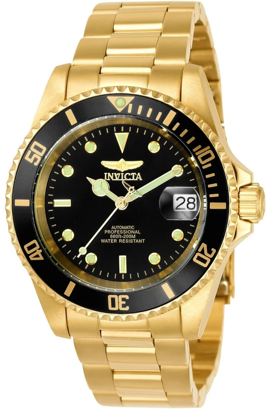 Invicta Pro Diver 8929OB Men's Watch - Waterproof - Analogue - Automatic Movement - stainless steel with black dial - 40mm