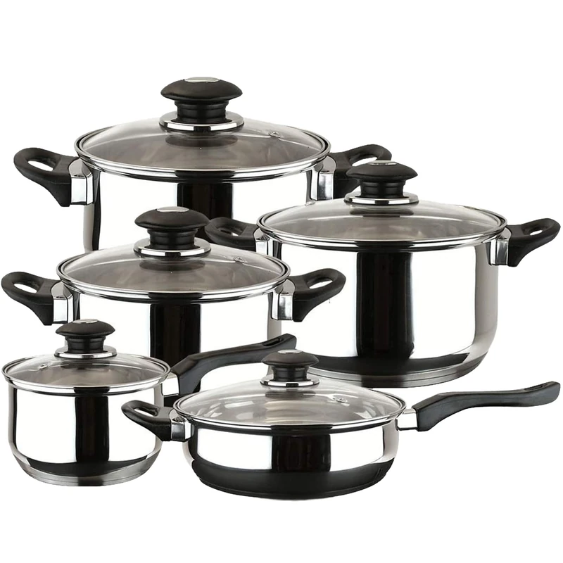 Magefesa Family 10-Piece Stainless Steel Cookware Set