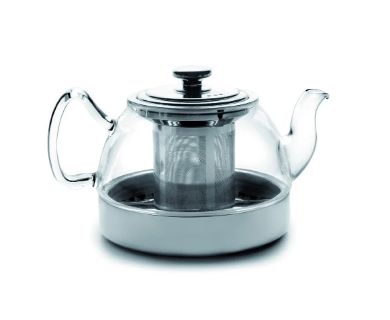 IBILI Induction Glass Teapot with Filter, Borosilicate, 1.2 Litres, Induction Safe