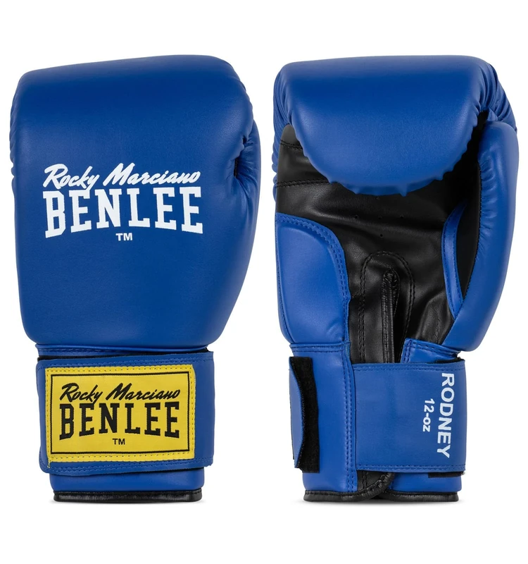 Ben Lee Rocky Marciano Rodney PVC Boxing Glove, Men, Rodney, Blue/Black, 10