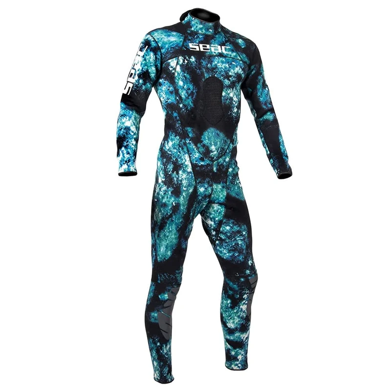 Seac Men's Body-Fit 1.5mm Neoprene Wetsuit, Camo