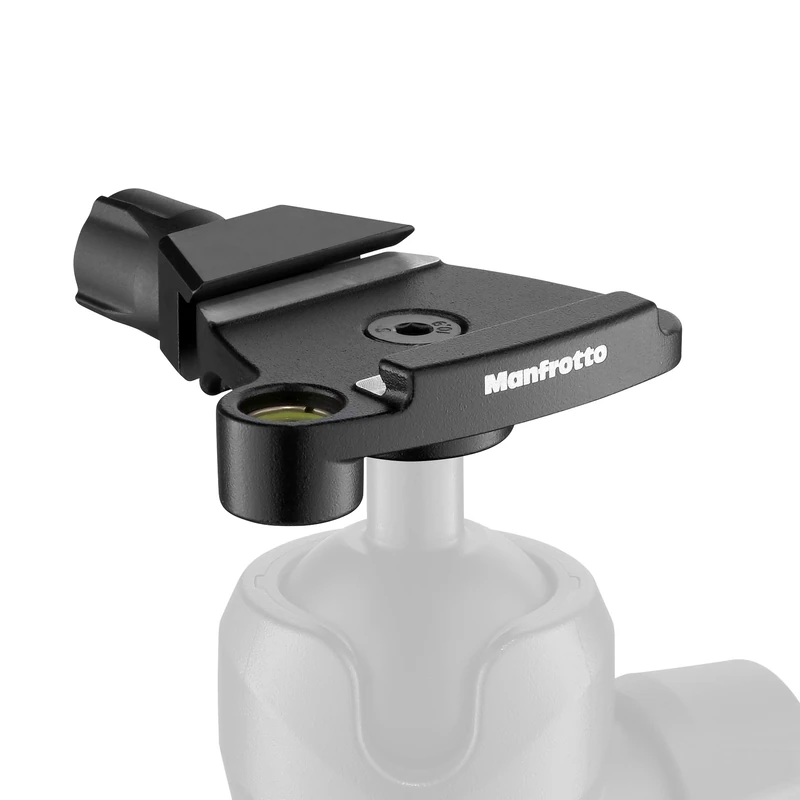Manfrotto Traveler Top Lock Quick Release Adaptor - Arca-compatible Plate-Holder for Befree tripods, 494 and 496 Ball Heads - Compact and Lightweight - Aluminium - MSQ6T