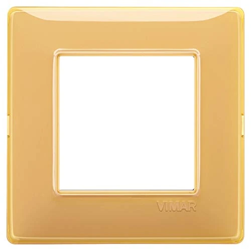 Vimar Series Flat Plate 2 Module Ambar Reflective Module
