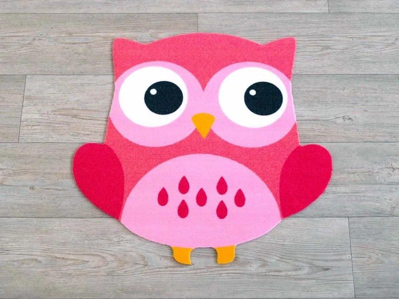 Zala Living Rug Contour Carpet, Polyamide, Pink/Pink, 100 x 100 x 0,5 cm