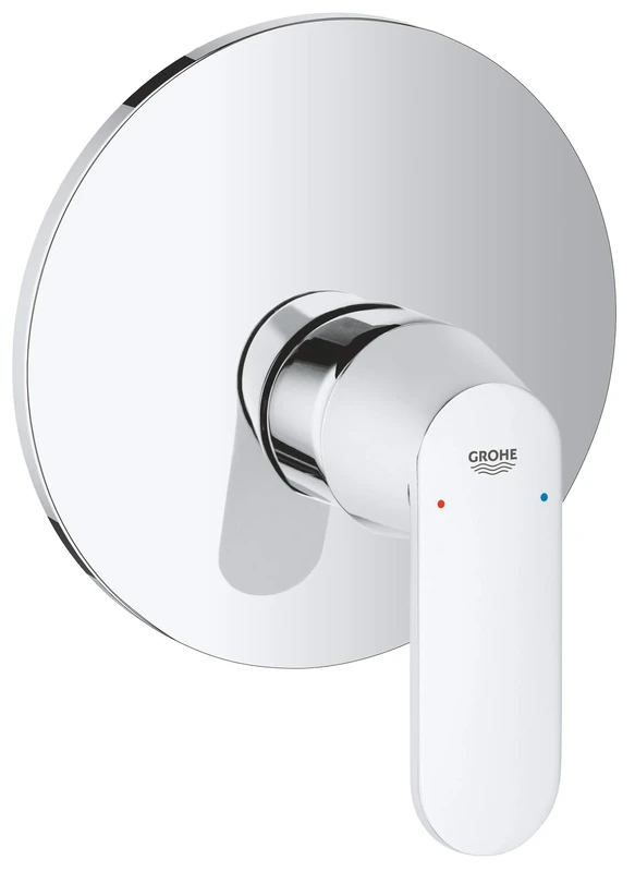 GROHE Eurosmart Cosmopolitan Single-Lever Shower Mixer A Wall-Mounted Trim Set for Concealed Installation, Chrome 32880000