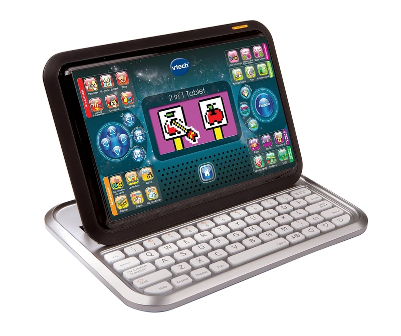 VTech Kids Genio Little App Educational Computer - German version, Black - Image 1